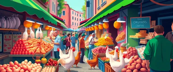 La Unión Europea prohíbe la comida natural como los huevos, las gallinas y la carne.